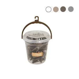 Cubo C/Tapa 44 Pinzas BeClassic