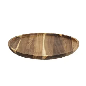 Plato de Acacia Redondo 30cm