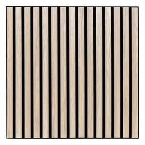 Panel Mural Colva MDF Efecto Madera Clara 60x60cm