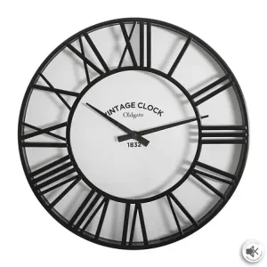 Reloj Pared PP Maxine Negro 35cm