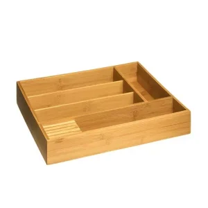Organizador Bambú Tidy Smart con 5 Compartimentos