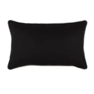 Cojín DUO Negro/Lino 30x50cm