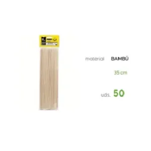 Pinchos De Bambú 35CM Extragrueso 50UDS