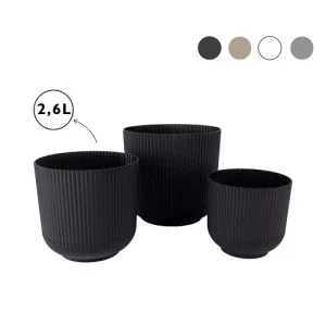 Jarrón Redondo Rayas BeClassic 2.6L