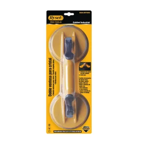 Doble Ventosa Para Cristal