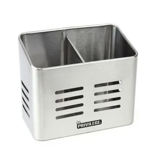 Bote Utensilios Inox 16x9x13cm