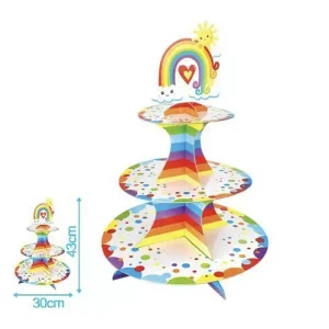 Soporte Cupcake Rainbow
