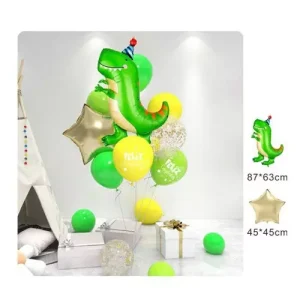 Set de Globos Dino 14pcs