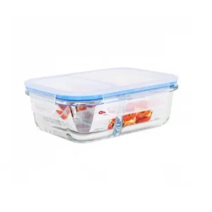 Fiambrera Rectangular 2 Compart. 21×15.5x7cm