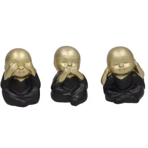 Figura Monje Aakesh Resina 8cm