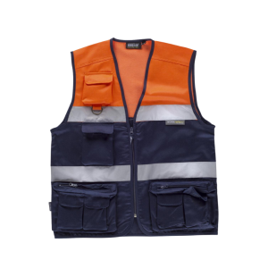 CHALECO PROTECCIÓN CIVIL ALTA VISIBILIDAD WORKTEAM C4010