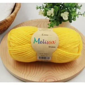 Lana Gruesa Amarillo Limón 9