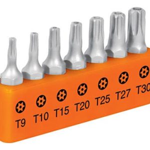 Puntas De 7 Puntas Intercambiables Con Seguro Truper 17797