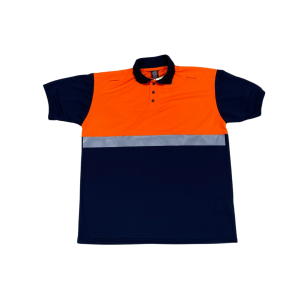 POLO PROTECCIÓN CIVIL ALTA VISIBILIDAD MANGA CORTA