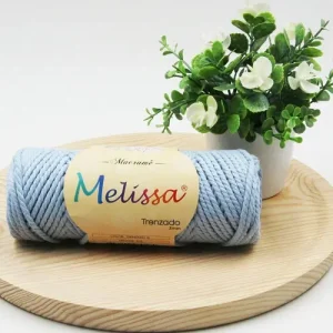 Lana Trenzado Azul 12