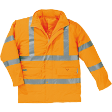 PARKA PANOPLY STRADA POLIURETANO NARANJA ALTA VISIBILIDAD
