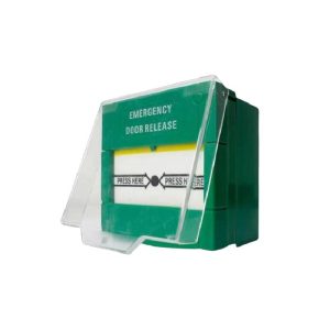 Quant – Resettable Emergency Break Glass Exit Release Button, Green – Q-K3RG