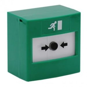Hoyles MCP-GS-11 Resettable Spco Emergency Release call point in Green